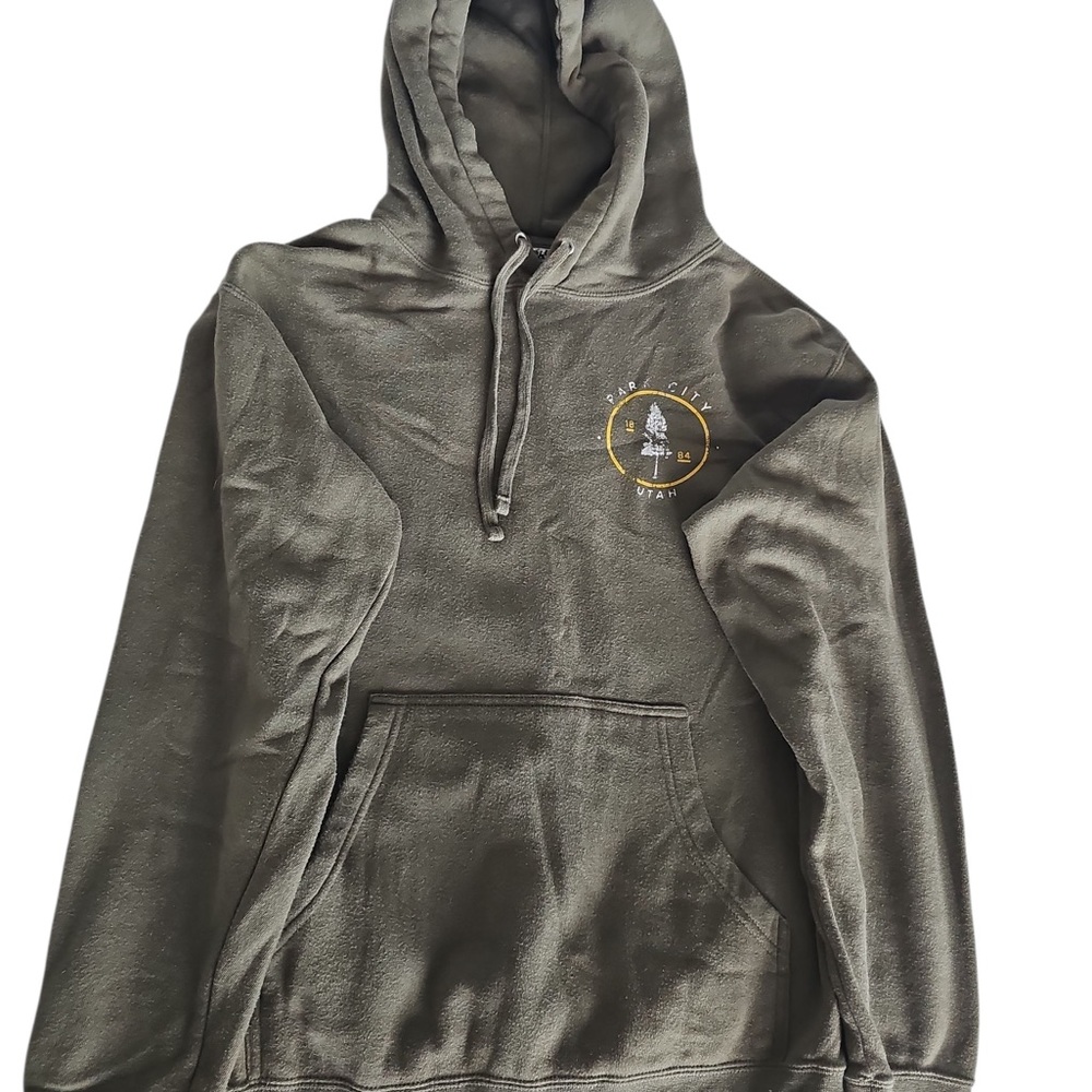 Park City Olive Green Hoodie